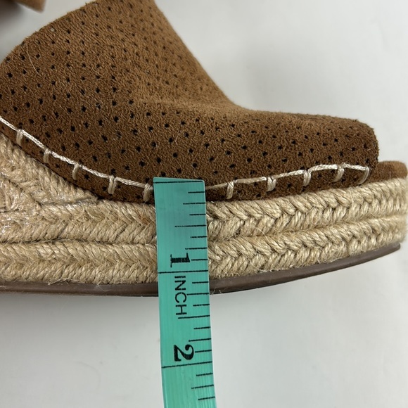 ALTAR’D STATE brown suede buckle espadrille wedge - Picture 7 of 8